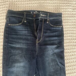 Hollister Blue Slim Jeans with Vintage Fading
